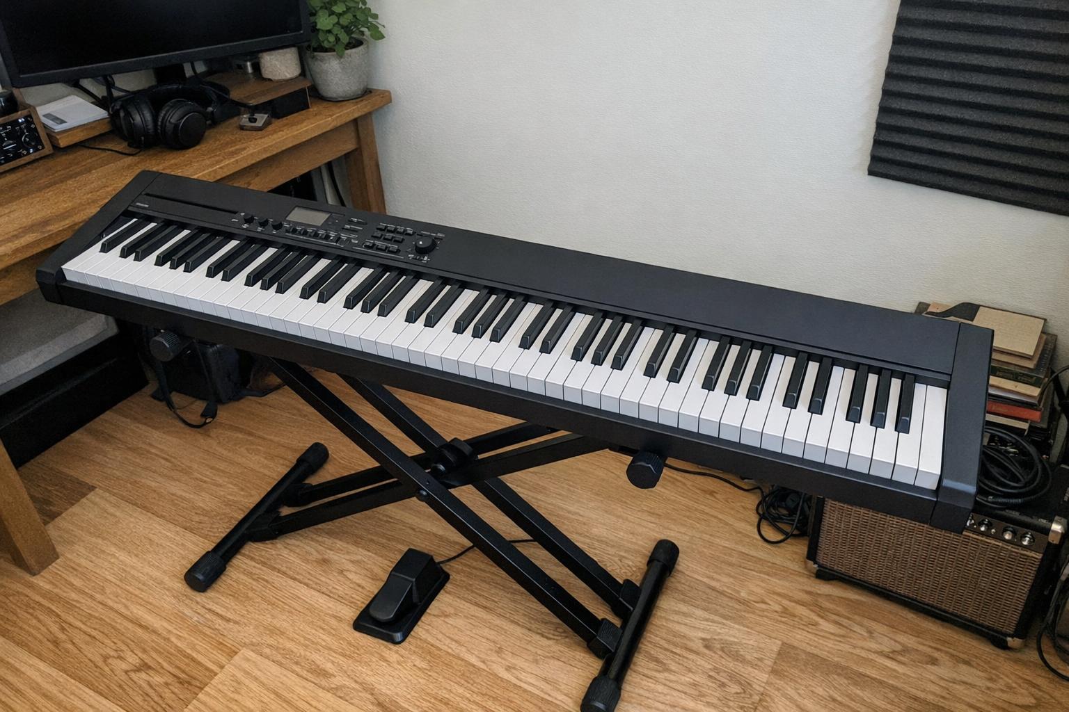 Music gear arranged for a YugYug browse banner